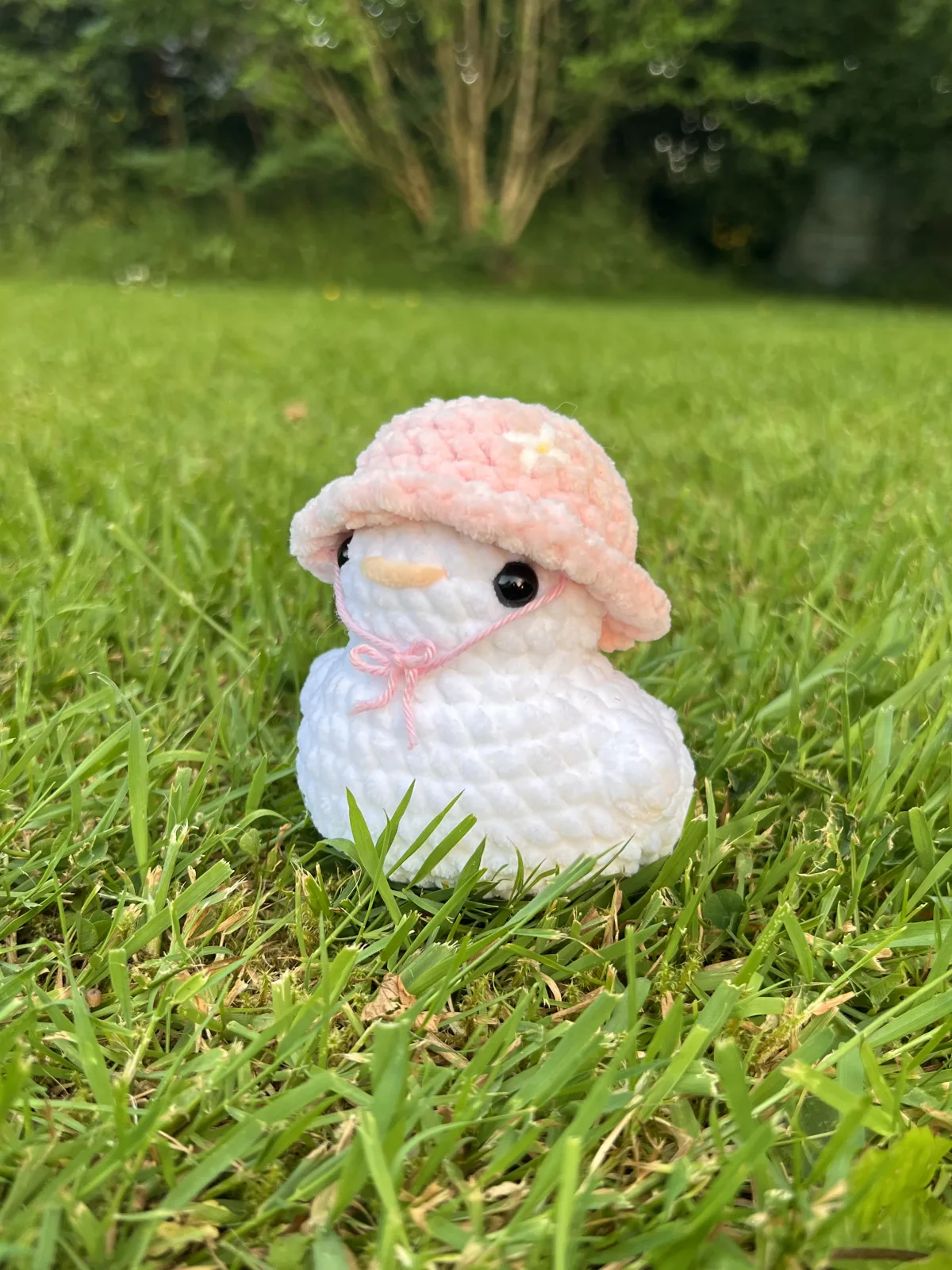 Chonky Duck — Pink Daisy Hat